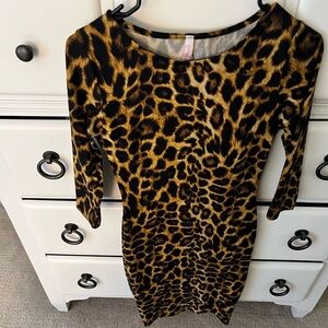 Size small leopards printed dress!
